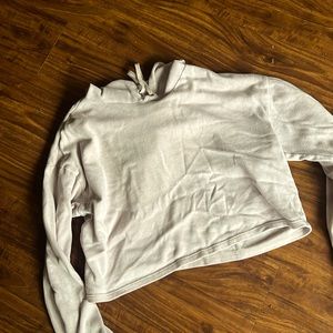 Handm cropped hoodie in Baby Pink colour in M size